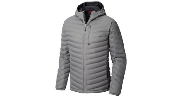 Mountain Hardwear Stretchdown Hooded Outdoor Jacket - Men's, Manta Grey, Large, 1855761073-L