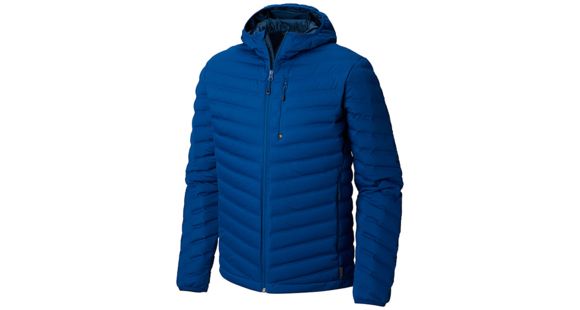 Mountain Hardwear Stretchdown Hooded Outdoor Jacket - Men's, Nightfall Blue, 2XL, 1855761448-XXL