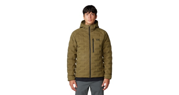 Mountain Hardwear Stretchdown Hoody - Men's, Combat Green, XL, 2104491-353-XL