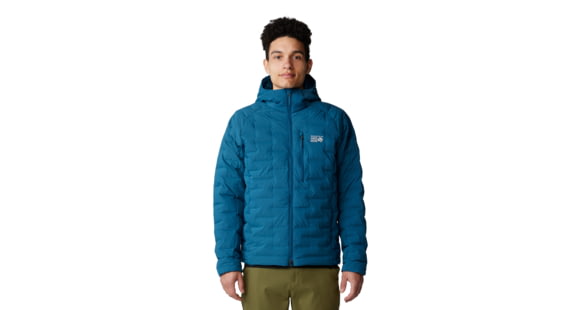 Mountain Hardwear Stretchdown Hoody - Men's, Dark Caspian, Large, 2104491418-L