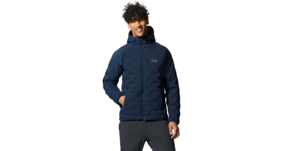 Mountain Hardwear Stretchdown Hoody - Men's, Hardwear Navy, Large, 1942911425HN-L
