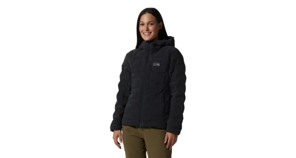 Mountain Hardwear Stretchdown Hoody - Women's, Dark Storm Heather, XS, 2104781-004-XS