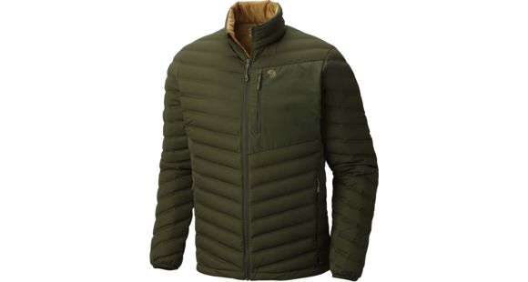 Mountain Hardwear StretchDown Jacket - Men's, Surplus Green, Extra Large