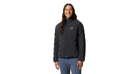 Mountain Hardwear Stretchdown Jacket - Women's, Dark Storm Heat, Small, 1943281004-D