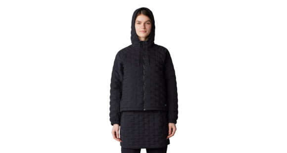 Mountain Hardwear Stretchdown Light Full Zip Hoody - Women's, Black, S, 2077681-010-S