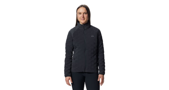 Mountain Hardwear Stretchdown Light Jacket - Women's, Dark Storm Heather, L, 2104801-004-L