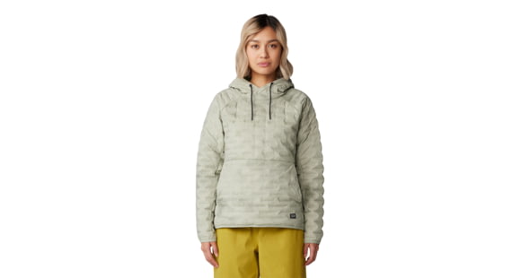 Mountain Hardwear Stretchdown Light Pullover Hoody - Women's, White Sage Vapors Print, Medium, 2058821341-M