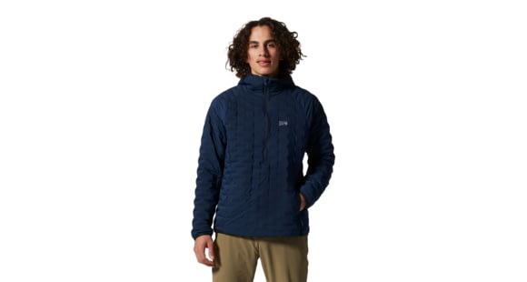 Mountain Hardwear Stretchdown Light Pullover - Men's, Large, Hardwear Navy, 1942971425-Hardwear Navy-L
