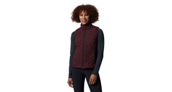 Mountain Hardwear Stretchdown Light Vest - Women's, Medium, Cocoa Red, 2004141604-Cocoa Red-M