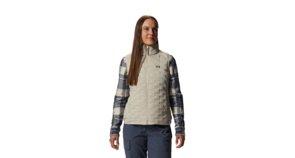 Mountain Hardwear Stretchdown Light Vest - Women's, Large, Wild Oyster, 2004141284-Wild Oyster-L