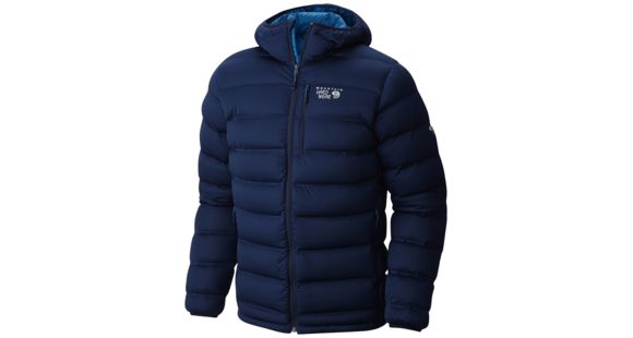 Mountain Hardwear StretchDown Plus Hooded Jacket - Men's-Hardwear Navy-Medium