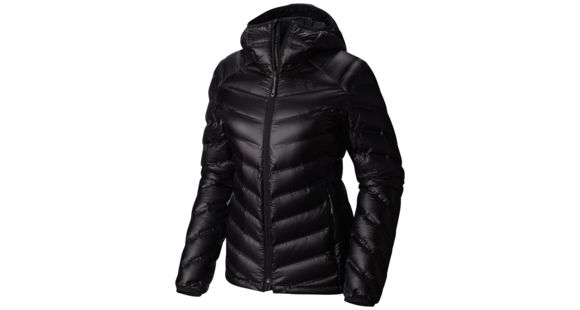 Mountain Hardwear StretchDown RS Hooded Jacket - Women's-Black-Medium