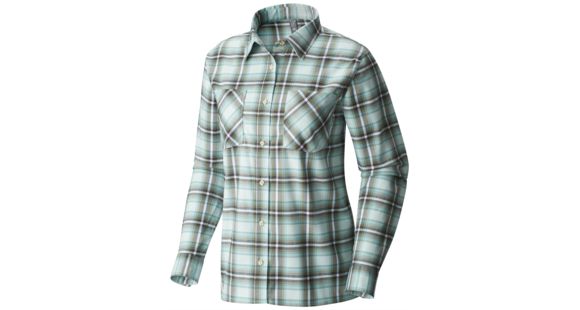 Mountain Hardwear Stretchstone Boyfriend Long-Sleeve Shirt - Women's-Gossamer Blue-Large