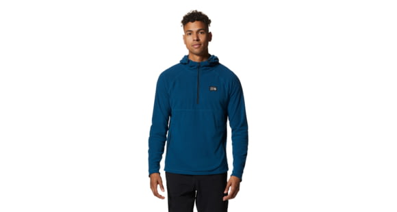 Mountain Hardwear Summit Grid Hoody - Men's, Extra Large, Dark Caspian, 2002891418-Dark Caspian-XL