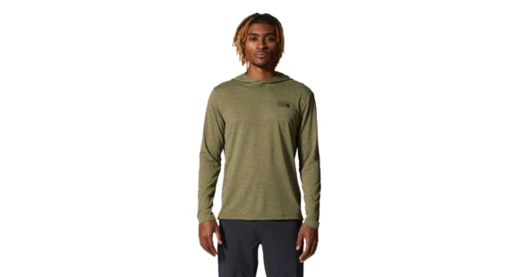 Mountain Hardwear Sunblocker Hoody - Men's, Light Cactus Heather, Small, 2038381338-S