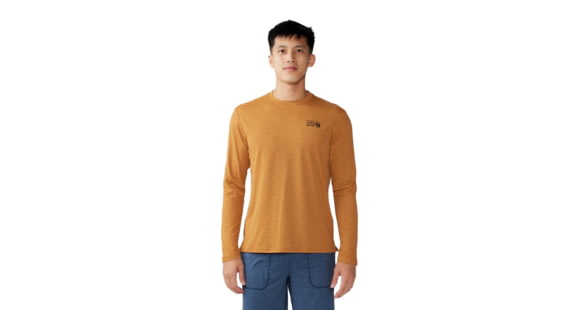 Mountain Hardwear Sunblocker Long Sleeve Top - Men's, Canyon Glow Heather, Medium, 2027871845-M