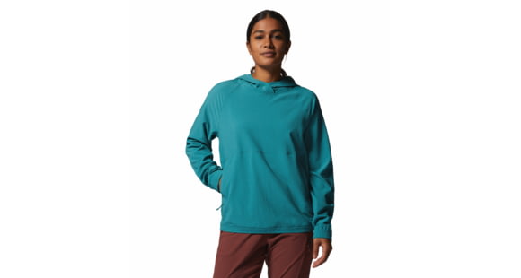 Mountain Hardwear Sunshadow Long Sleeve Hoodies - Women's, Palisades, Medium, 1924091349-Palisades-M