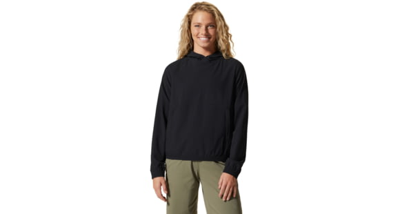 Mountain Hardwear Sunshadow Long Sleeve Hoody - Women's, Black, Medium, 1924091010-M