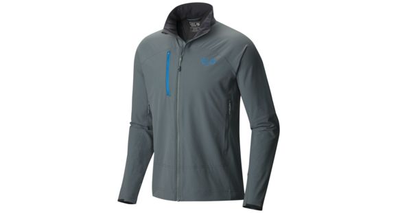 Mountain Hardwear Super Chockstone Full Zip Jacket - Men's-Thunderhead Grey-Large