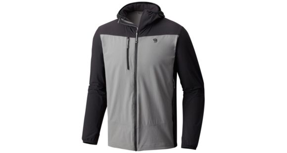 Mountain Hardwear Super Chockstone Hooded Jacket - Men's, Shark, M, 1707731011-M