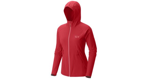 Mountain Hardwear Super Chockstone Jacket - Women's-Red Hibiscus/Paradise Pink-Large