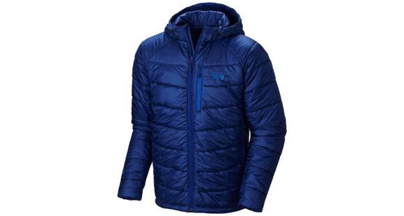 Mountain Hardwear Super Compressor Hooded Jacket - Men's-Azul-Small