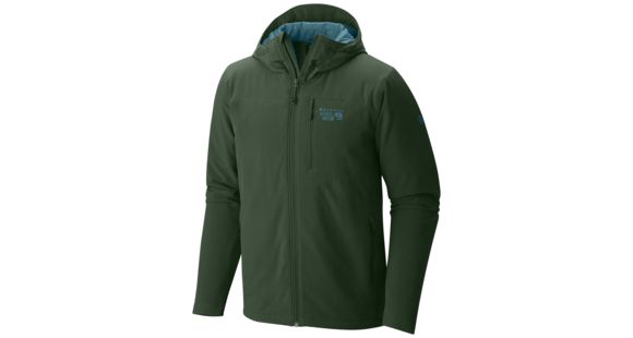 Mountain Hardwear Super Conductor Hooded Jacket - Men's-Dark Forest-Medium