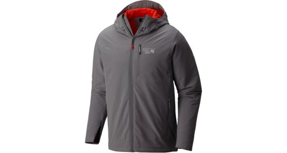 Mountain Hardwear Super Conductor Hooded Jacket - Men's-Manta Grey-Medium
