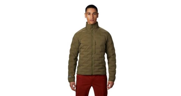 Mountain Hardwear Super/DS Stretchdown Jacket - Men's, Combat Green, Medium, 1851281353-M