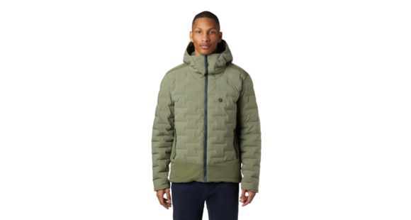 Mountain Hardwear Super/DS Stretchdown Climb Jacket - Men's, Light Army, Medium, OM8267333-M