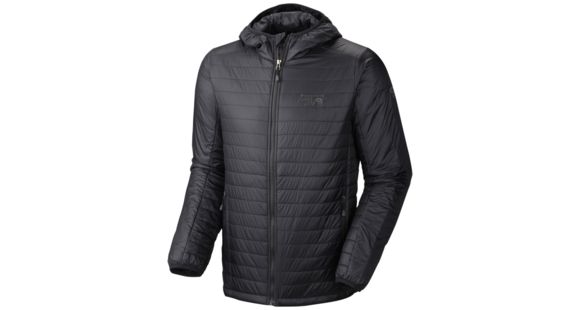 Mountain Hardwear Thermostatic Hooded Jacket - Men's-Black-Medium