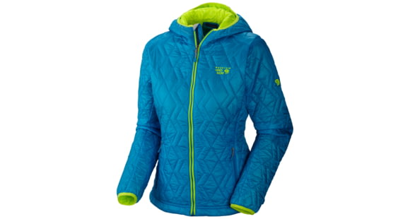 Mountain Hardwear Thermostatic Hooded Jacket - Women's-Bay Blue-X-Large