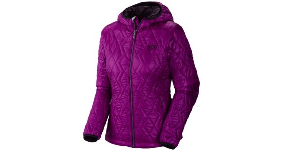 Mountain Hardwear Thermostatic Hooded Jacket - Women's-Berry Jam-X-Small