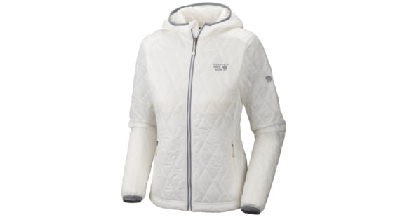 Mountain Hardwear Thermostatic Hooded Jacket - Women's-Sea Salt-Medium