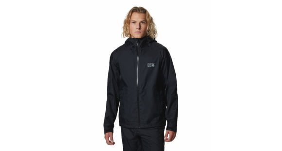 Mountain Hardwear Threshold Jacket - Men's, Black, Large, 2024591010-BLACK-L