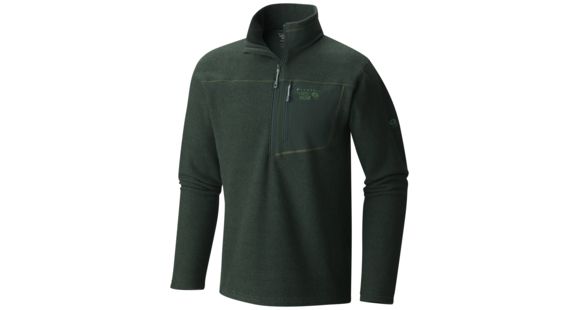 Mountain Hardwear Toasty Twill Fleece Half Zip - Men's-Dark Forest-Small
