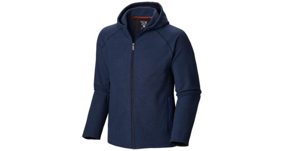 Mountain Hardwear Toasty Twill Full-Zip Hoody - Men's-Collegiate Navy-Medium