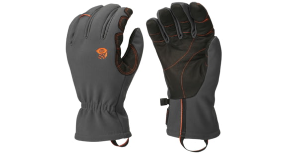 Mountain Hardwear Torsion Insulated Glove - Men's-Shark/State Orange-Small