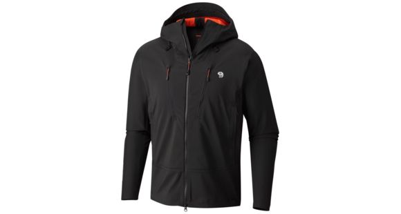 Mountain Hardwear Touren Hooded Jacket - Men's, Stealth Grey, S, 1765341006-S
