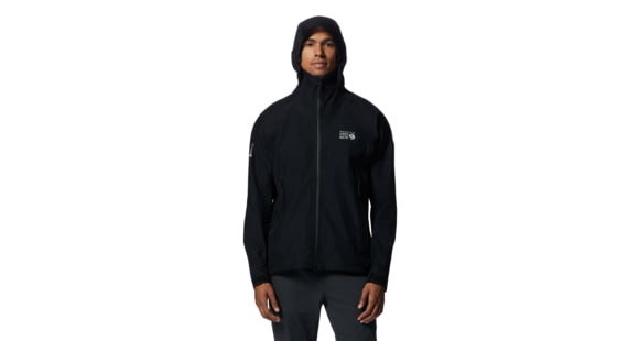 Mountain Hardwear TrailVerse Gore-Tex Jacket - Men's, Black, XSxR, 2092321-010-S