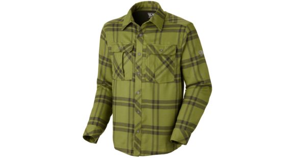 Mountain Hardwear Trekkin Flannel Long Sleeve Shirt - Men's-Elm-Medium