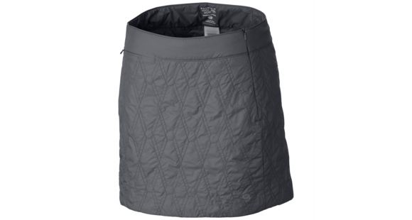 Mountain Hardwear Trekkin Insulated Mini Skirt - Women's-Graphite-Medium