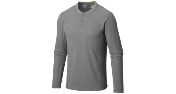 Mountain Hardwear Trekkin Thermal Henley - Men's-Titanium-X-Large
