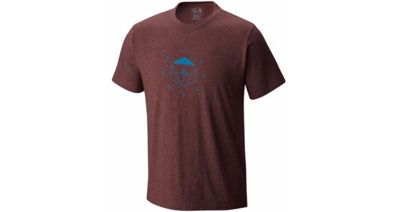 Mountain Hardwear True North Short Sleeve Tee - Men's -Heathered Redwood-X-Large