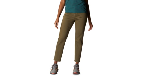Mountain Hardwear Twill Ankle Jean - Women's, Light Army, 12, 32, OL7728333-12-R