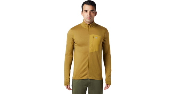 Mountain Hardwear Type 2 Fun Full Zip Jacket - Men's, Dark Bolt, Small, OM8288236-S