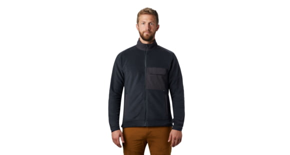 Mountain Hardwear UnClassic Fleece Jacket - Men's, Dark Storm, Large, OM8495004-L