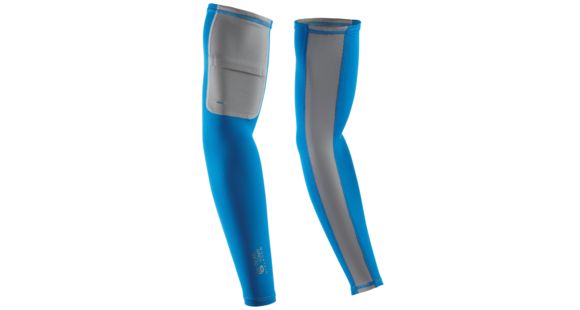 Mountain Hardwear WayCool Arms-Hyper Blue/Steam-X-Large