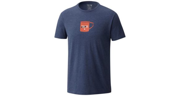 Mountain Hardwear Whiskey Mug Short Sleeve T-Shirt - Men's, Heather Zinc, L, 1764391493-L