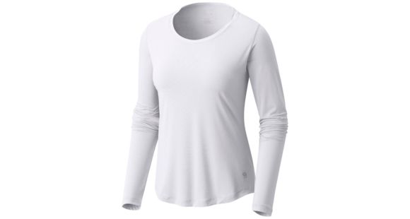 Mountain Hardwear Wicked Lite Long Sleeve T-Shirt - Women's, Fogbank, M, 1660891102-M